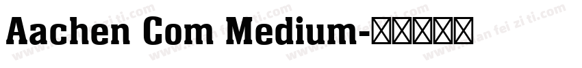 Aachen Com Medium字体转换